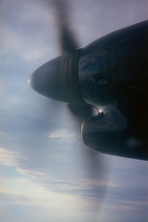 Right propeller of N911HA in flight [02]