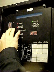 Resetting the fire alarm system