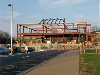 Construction of JMU Bookstore