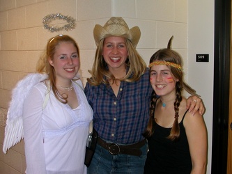 College students dressed for Halloween