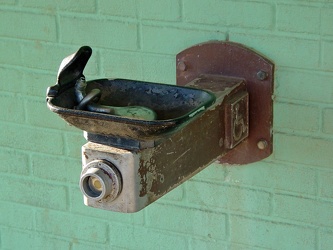 Water fountain at McIntire Park