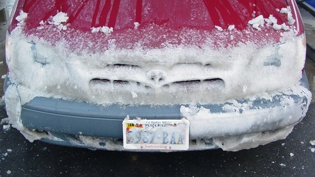 Snow-covered Toyota Sienna [02]