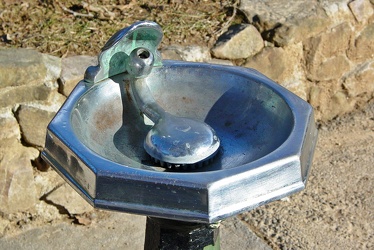 Water fountain at Troutville rest area