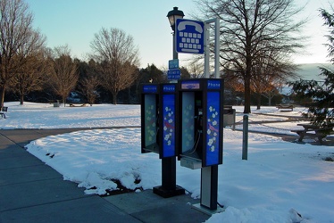 Payphones at New Market rest area