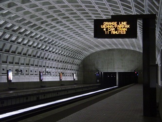 Ballston-MU station from outbound platform