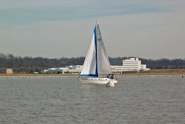 Sailboat in the Potomac River