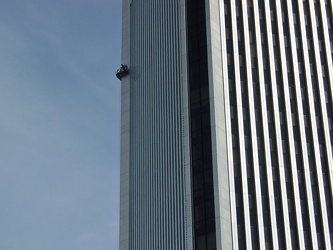 Work crew on Federal Reserve building