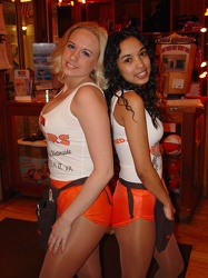 Hooters girls at Norfolk Waterside