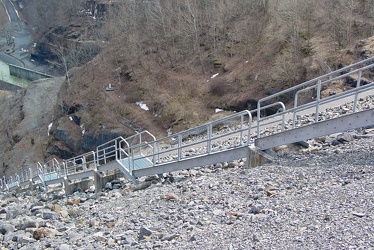 Stairs on Gathright Dam