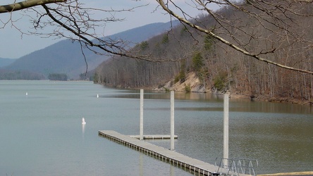 Lake Moomaw near boat launch