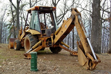 Backhoe at Mill Mountain Park [01]