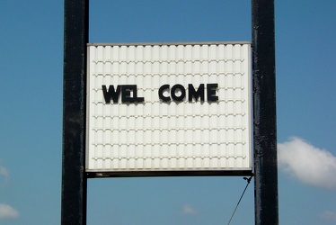 "WEL COME" at Afton Howard Johnson's