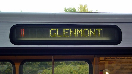 Red Line train to Glenmont