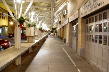 Roanoke City Market at night