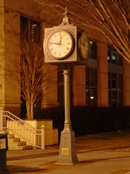 Street clock in Roanoke, Virginia