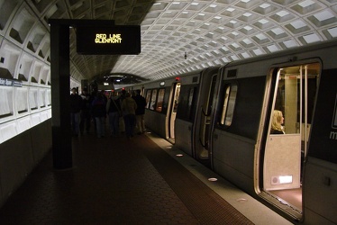 Train at Judiciary Square station