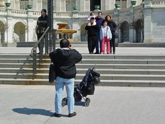 Family photo at the Capitol