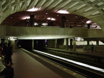 Outbound end of Gallery Place-Chinatown station