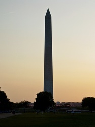 The Washington Monument at sunset