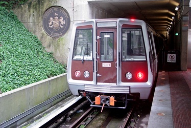 Train stored in the tail track at Huntington [02]