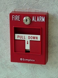 Simplex fire alarm pull station