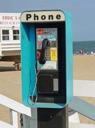 Payphone at Virginia Beach fishing pier