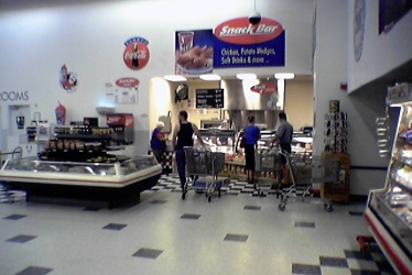 Walmart deli and snack bar