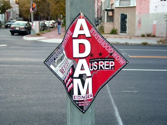 Adam Eidinger campaign sign