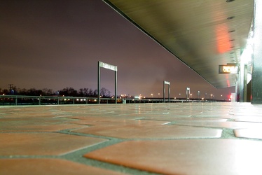 Braddock Road station at night