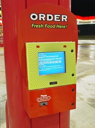 Blue Screen of Death on Sheetz outside ordering kiosk