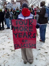 Inauguration protest, 2005 [18]