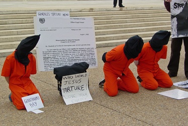 Alberto Gonzales confirmation demonstration [02]