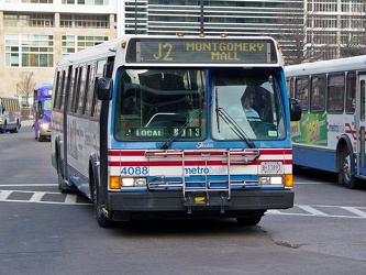 Metrobus 4088 at Silver Spring station