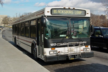 Blacksburg Transit bus 1813