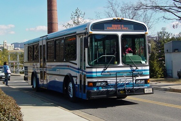 Harrisonburg Transit bus 55 at Varner House