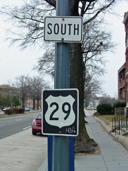 US 29 shield on Rhode Island Avenue NW [01]