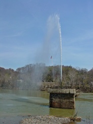 Fountain in the James River