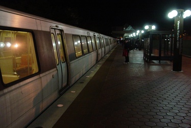 Vienna/Fairfax-GMU station at night