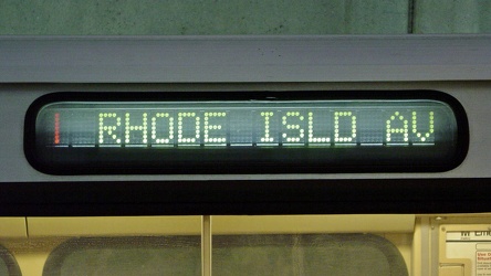 Red Line to Rhode Island Avenue