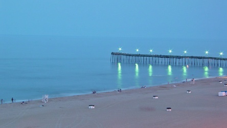 Virginia Beach Fishing Pier in early evening