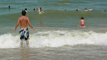 People playing in the surf [02]