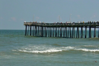 Virginia Beach Fishing Pier from the beach [01]