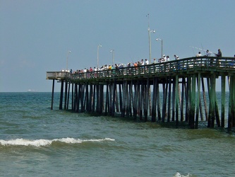 Virginia Beach Fishing Pier from the beach [02]