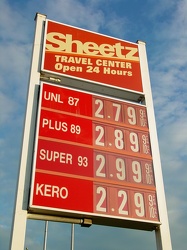 Sheetz sign in Mt. Jackson, Virginia [02]