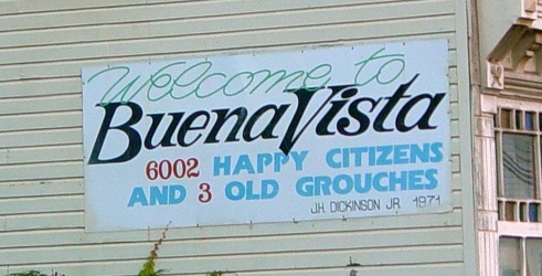 Buena Vista sign