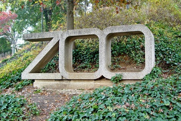 National Zoo entrance sign