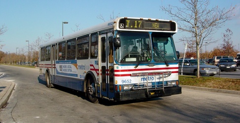 Metrobus 9652 at Greenbelt station