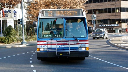 Metrobus 4103 at Dupont Circle