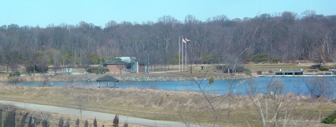 Lake Artemesia, viewed from the Green Line