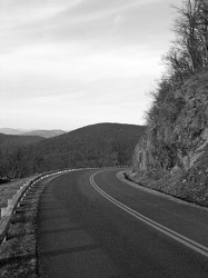 Blue Ridge Parkway at milepost 7